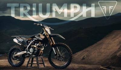 Triumph MX 250 by MidJourney
