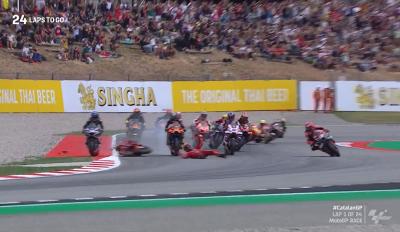 MotoGP Catalunya chaos