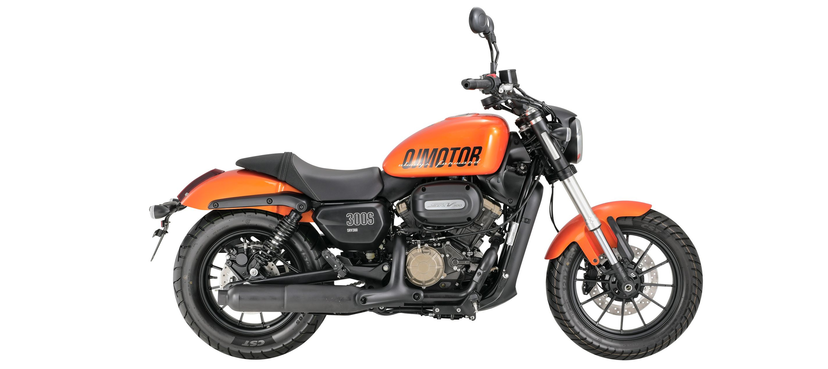 QJMOTOR SRV 300 A2 Cruiser με V2 υγρόψυκτο κινητήρα MOTOMAG