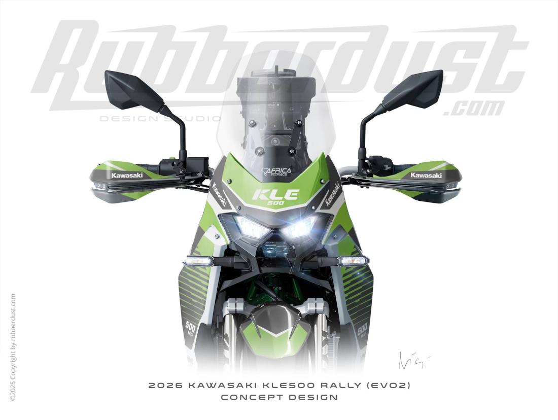 Kawasaki KLE 500 Rally Concept by Rubberdust [VIDEO] | MOTOMAG
