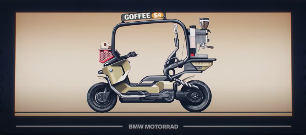 Η BMW ξανά βγάζει το σκούτερ που οδηγείται χωρίς κράνος – Έρχεται το Vision CE