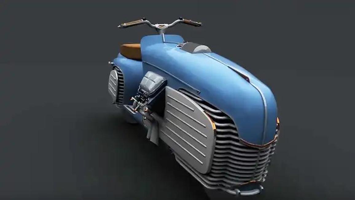 Dieselpunk Scooter