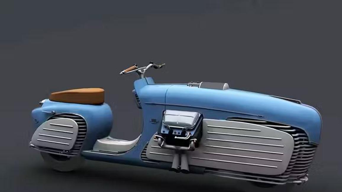 Dieselpunk Scooter