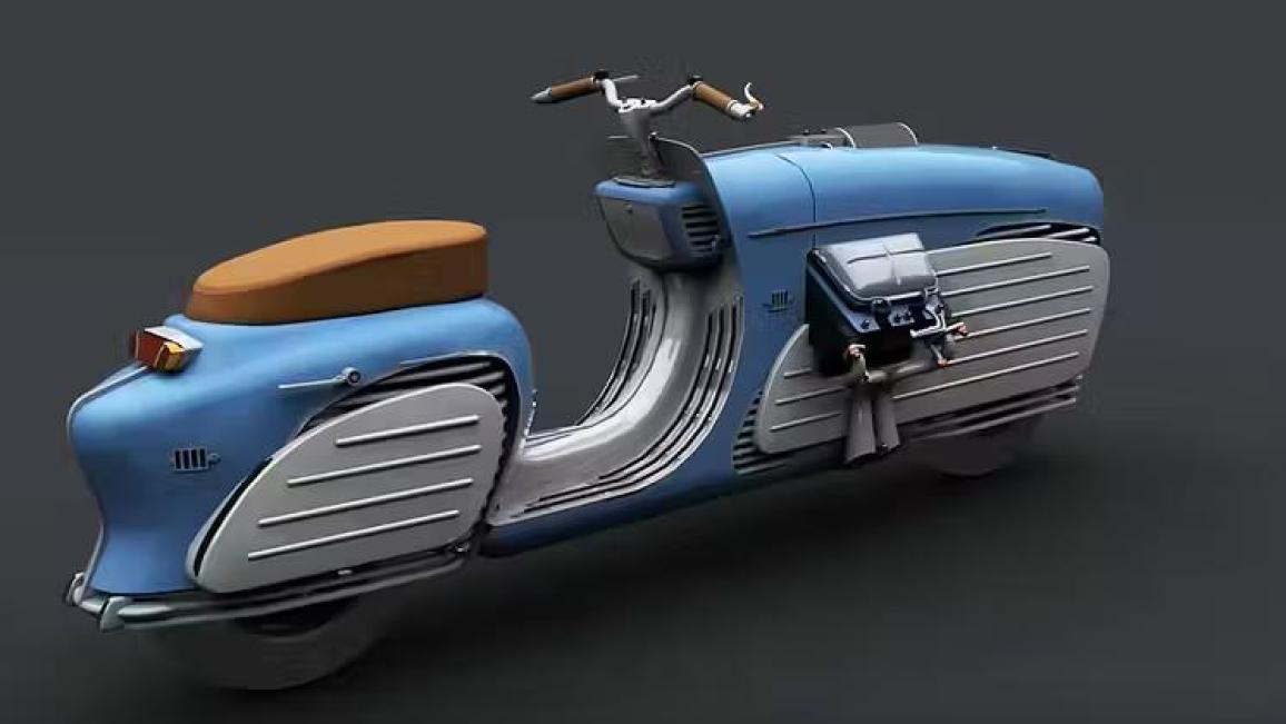 Dieselpunk Scooter