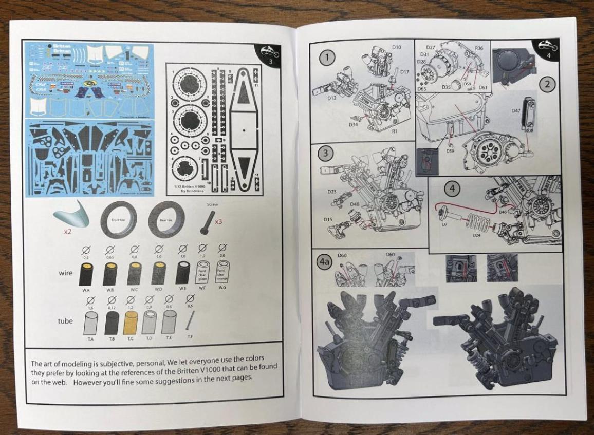 Britten V1000 1/12 Kit