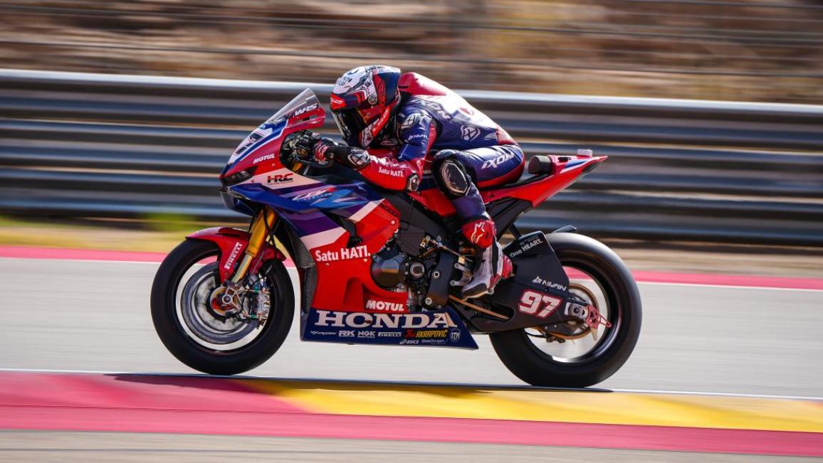 WSBK Aragon Test HRC