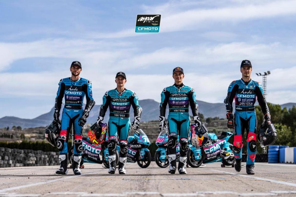 CFMOTO Aspar Racing Team – Παρουσιάστηκαν τα χρώματα των μοτοσυκλετών για τις Moto2 και Moto3