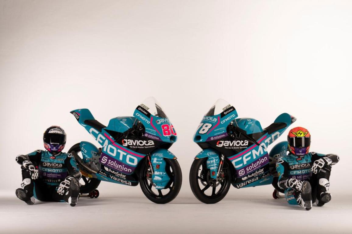 CFMOTO Aspar Racing Team – Παρουσιάστηκαν τα χρώματα των μοτοσυκλετών για τις Moto2 και Moto3