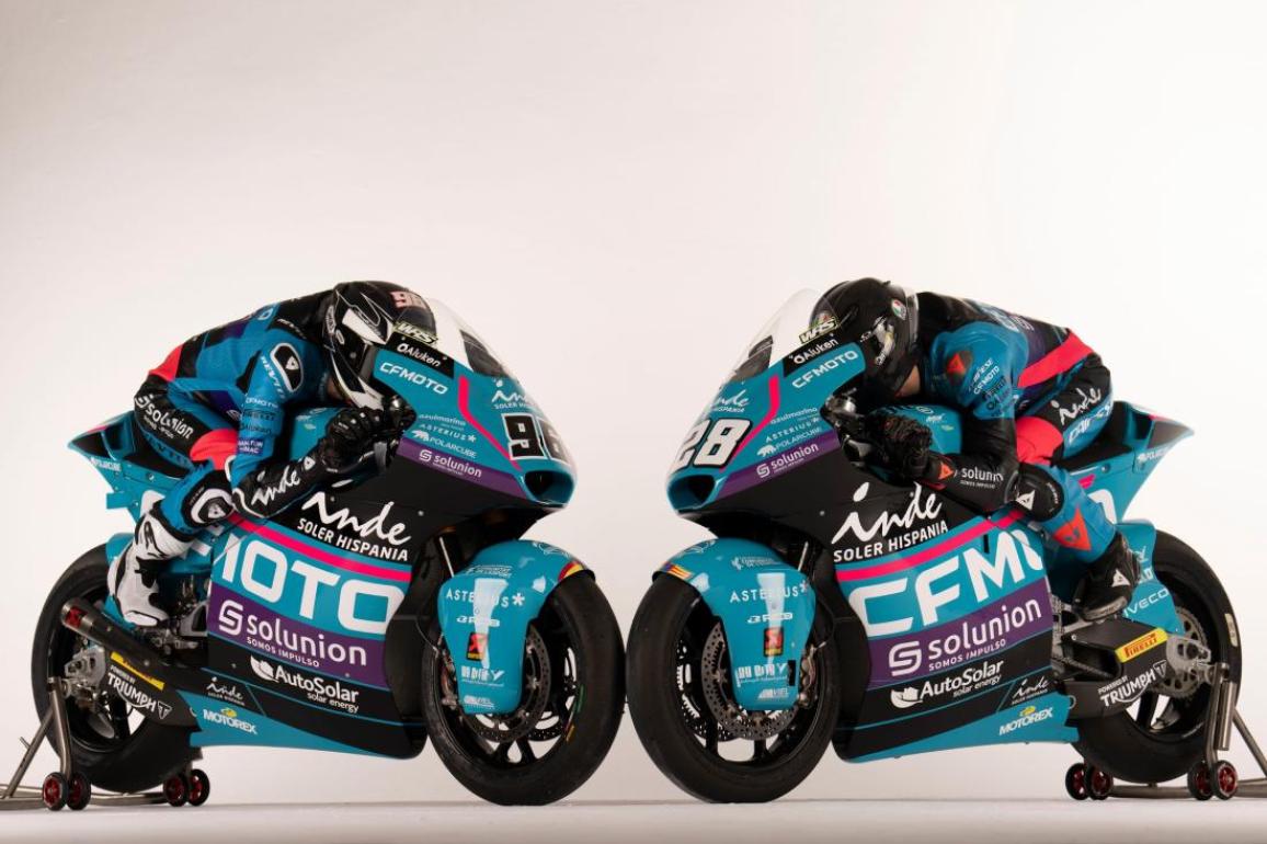 CFMOTO Aspar Racing Team – Παρουσιάστηκαν τα χρώματα των μοτοσυκλετών για τις Moto2 και Moto3