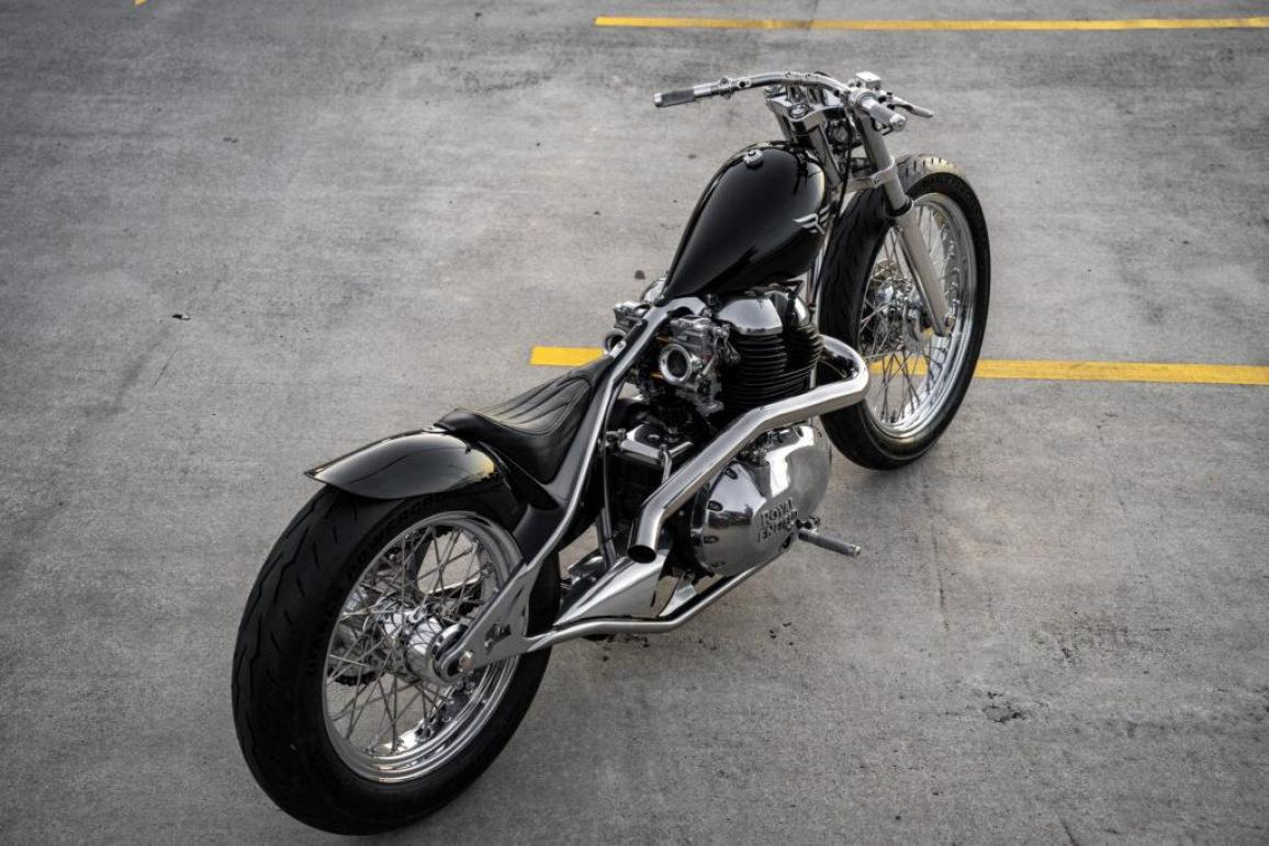Royal Enfield Busted Knuckles Build Off AU