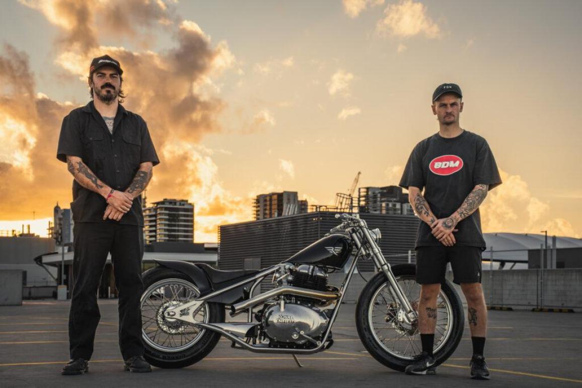 Royal Enfield Busted Knuckles Build Off AU