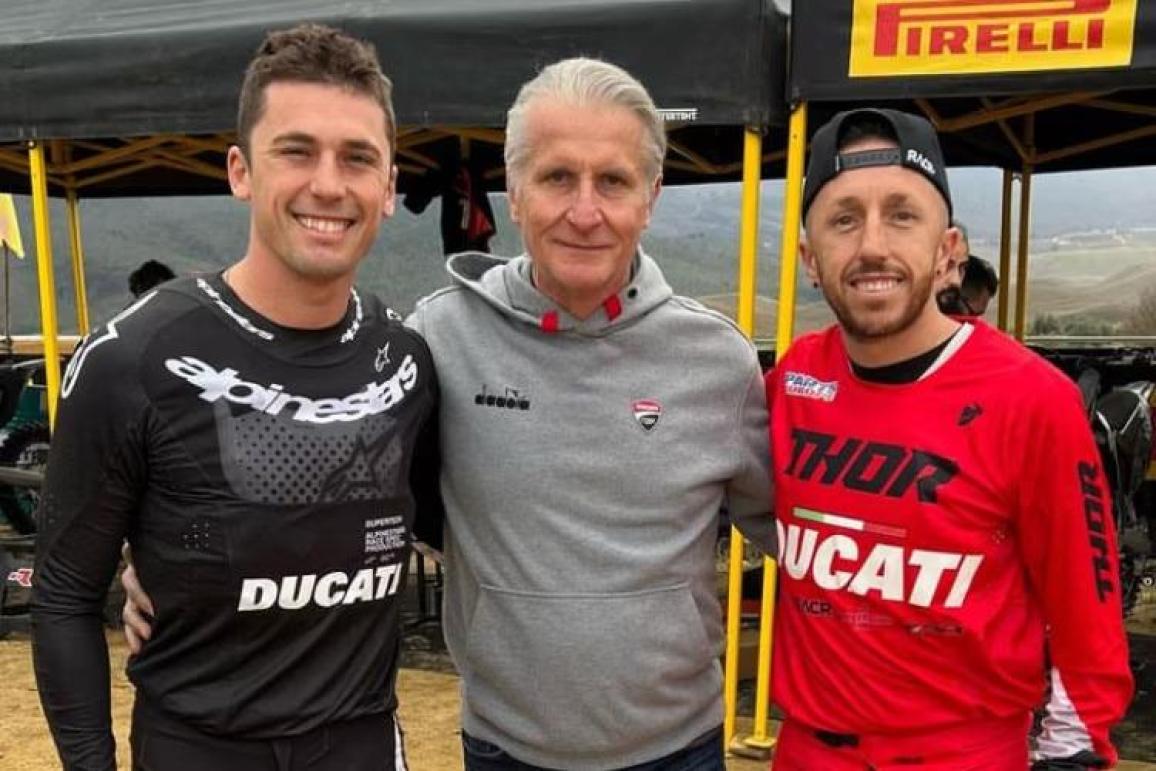 Ducati – Μυστικό τεστ σε πίστα της Σικελίας με τους Antonio Cairoli και Alessandro Lupino να οδηγούν την MX μοτοσυκλέτα