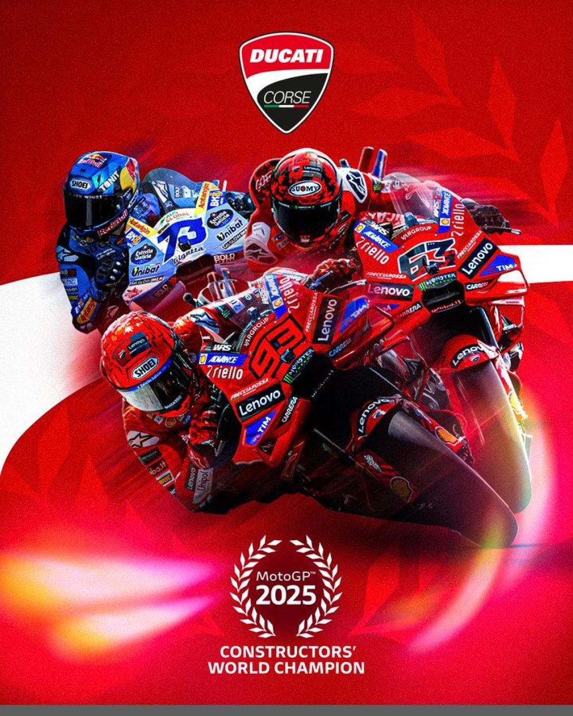 Mnufacturers title Ducati 2025