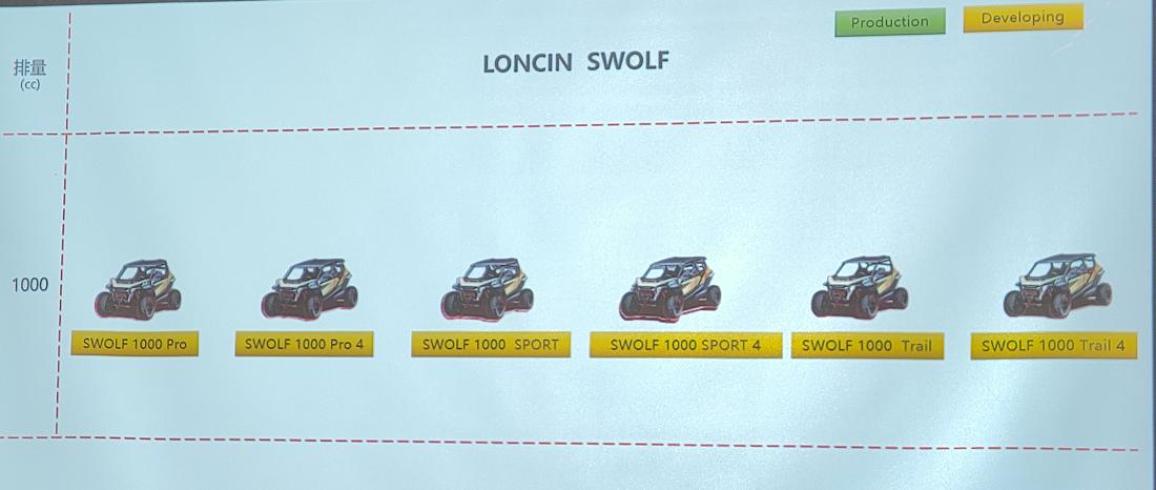LONCIN SWOLF Γκάμα