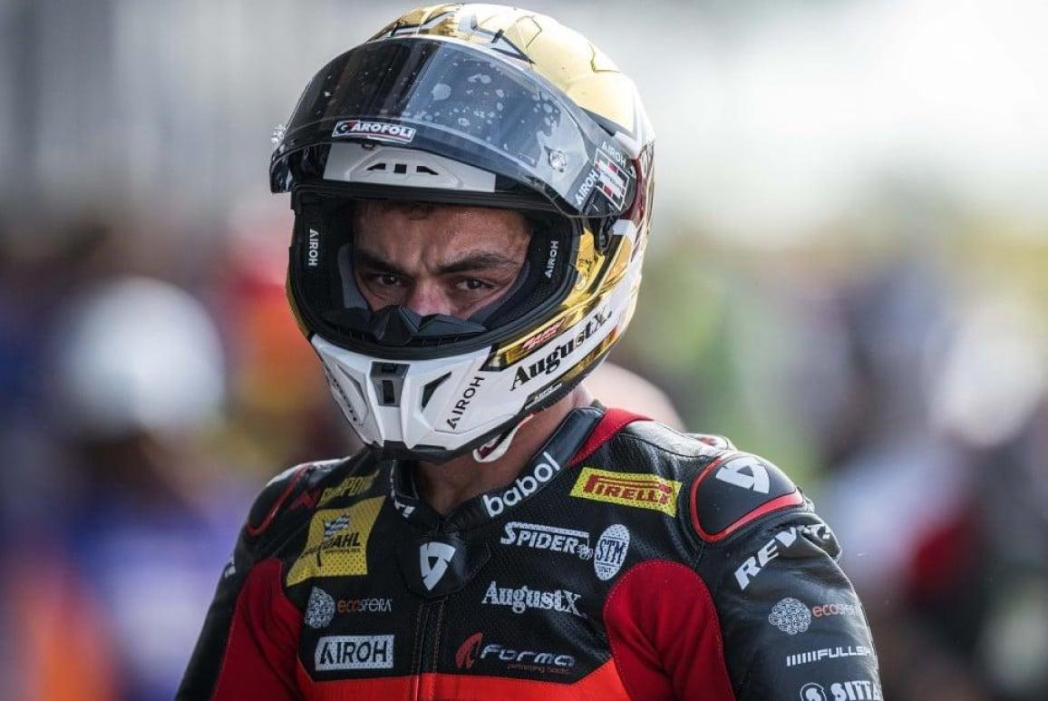 WSBK Petrucci on Iannone