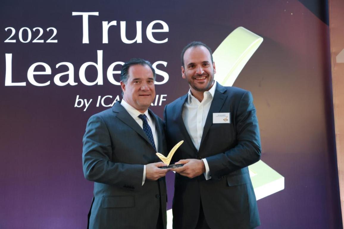 ΜΟΤΟΔΥΝΑΜΙΚΗ - Βραβεύτηκε ως “True Leader” για το 2022 από την ICAP GRIF