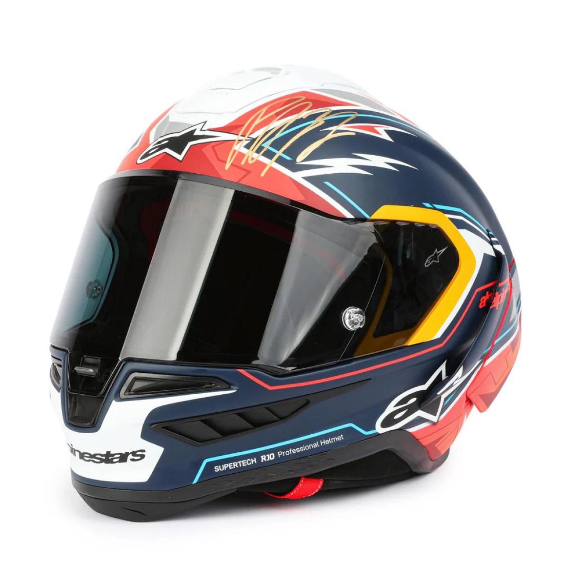 Acosta signed helmets