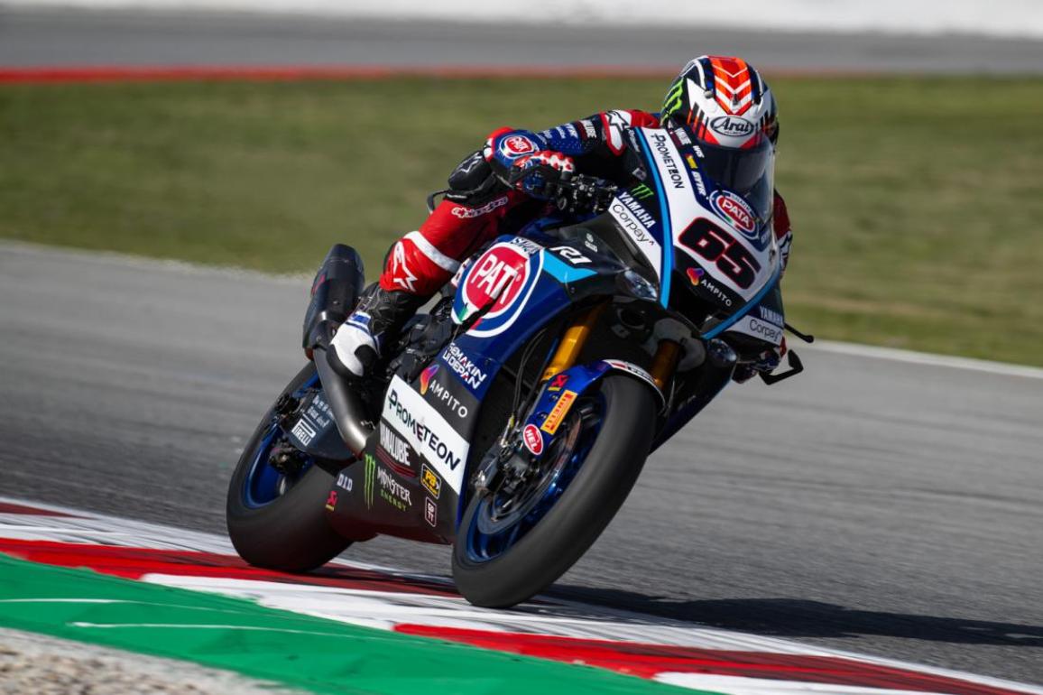 1. Bautista A. Aruba.it Racing–Ducati 1:35.473 14 2. Razgatlioglu T. BMW Motorrad WorldSBK Team +0.277 17 3. Gardner R. GRT Yamaha WorldSBK +0.354 17 4. Rinaldi M. R. Motocorsa Racing +0.446 15 5. Rea J. Pata Yamaha with Brixx +0.449 10 6. Bulega N. Aruba.it Racing–Ducati +0.468 14 7. Lowes S. Elf Marc VDS Racing Team +0.593 15 8. van der Mark M. BMW Motorrad WorldSBK Team +0.654 9 9. Aegerter D. GRT Yamaha WorldSBK +0.743 14 10. Iannone A. Team GoEleven +0.776 12 11. Oettl P. GMT94 Yamaha +0.928 19 12. Redding S. Bonovo Action BMW +1.252 10 13. Rabat T. Kawasaki Puccetti Racing +1.361 12 14. Lecuona I. Team HRC +1.482 11 15. Gerloff G. Bonovo Action BMW +1.624 11 16. Lowes A. Kawasaki Racing Team +1.704 11 17. Bassani A. Kawasaki Racing Team +1.767 6 18. Locatelli A. Pata Yamaha with Brixx +1.784 12 19. Vierge X. Team HRC +2.483 13 20. Ray B. Yamaha Motoxracing +2.878 13 21. Mackenzie T. MIE Racing Honda Team +3.460 10 22. Spinelli N. Tech3 E-Racing +4.641 9 23. Norrodin A. MIE Racing Honda Team +6.548 14