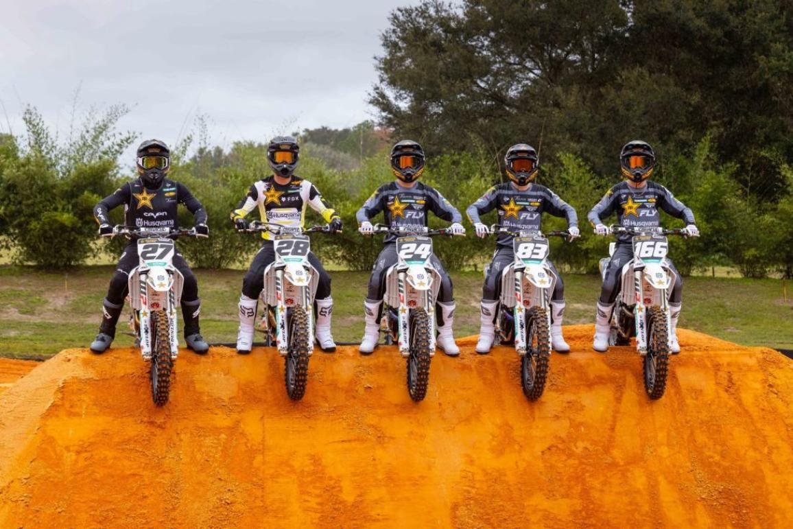 Rockstar Energy Husqvarna Factory Racing Team – Με τους Malcolm Stewart, Christian Craig, RJ Hampshire, Guillem Farres και Casey Cochran στο SuperMotocross 2024