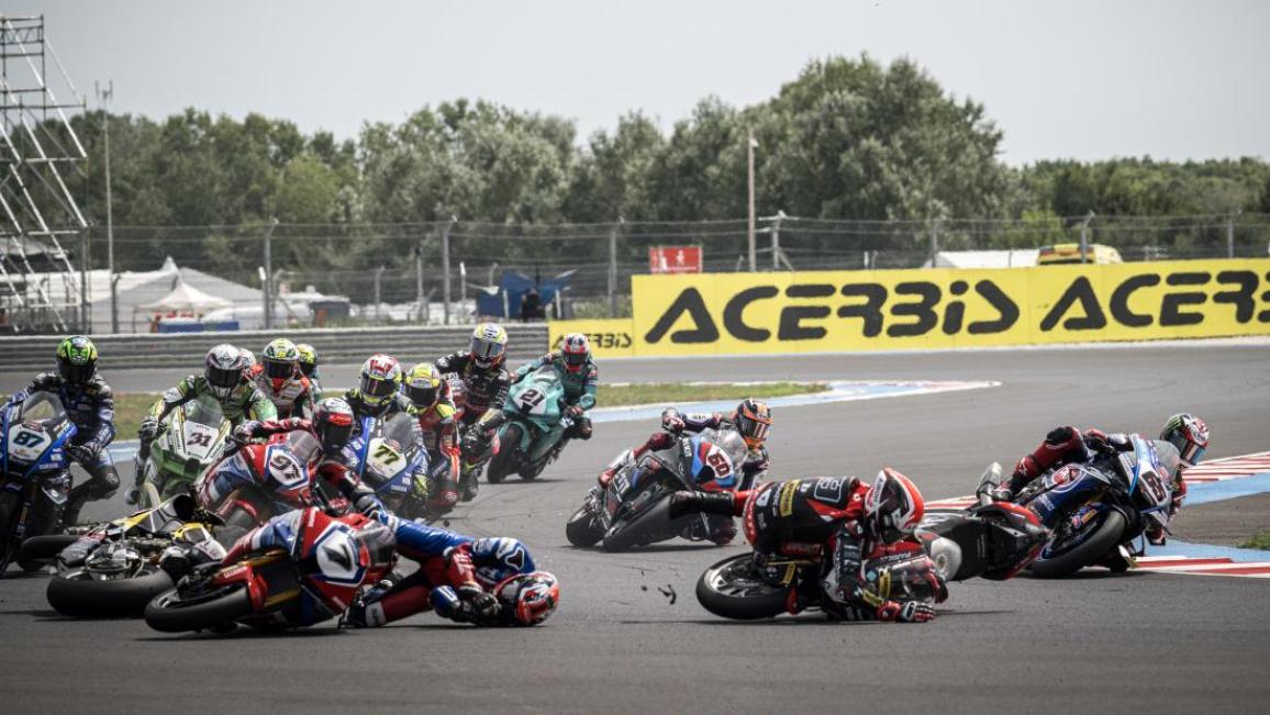 WSBK Petrucci on Iannone