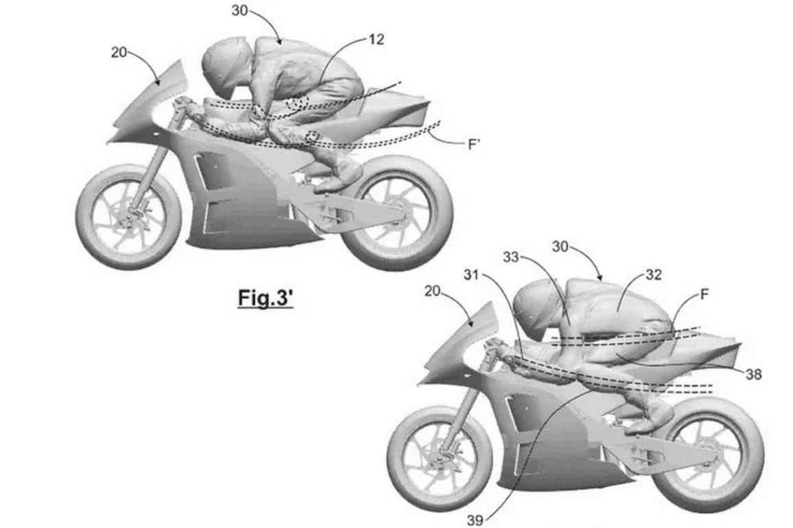 Aprilia αεροδυναμικά βοηθήματα αναβάτη