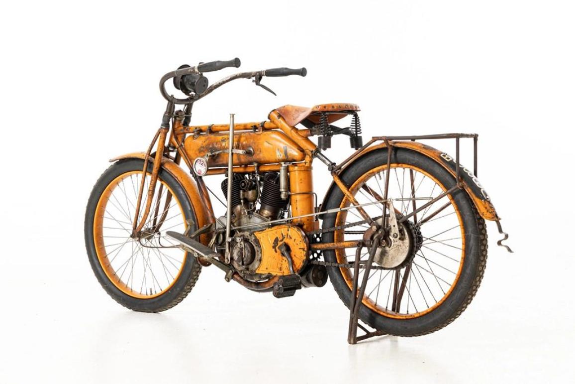 η Flying Merkel του 1913 που παλαιότερα ήταν υπό την ιδιοκτησία του κασκαντέρ του Great Escape, Bud Ekins.