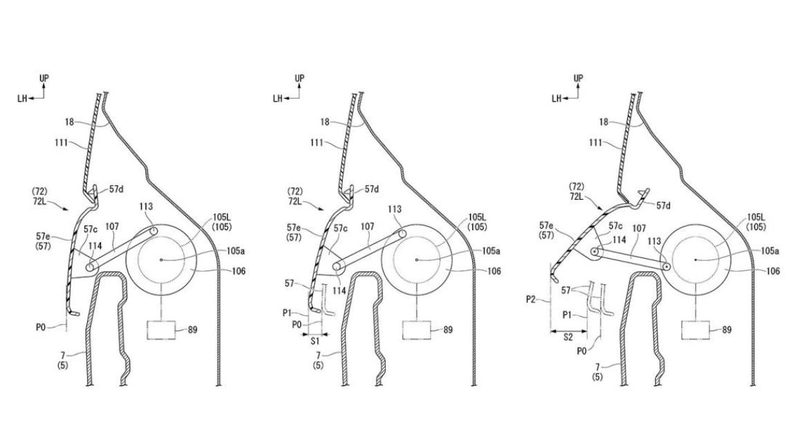 Πατέντα της Honda με κινούμενα πάνελ στο φαίρινγκ της μοτοσυκλέτας