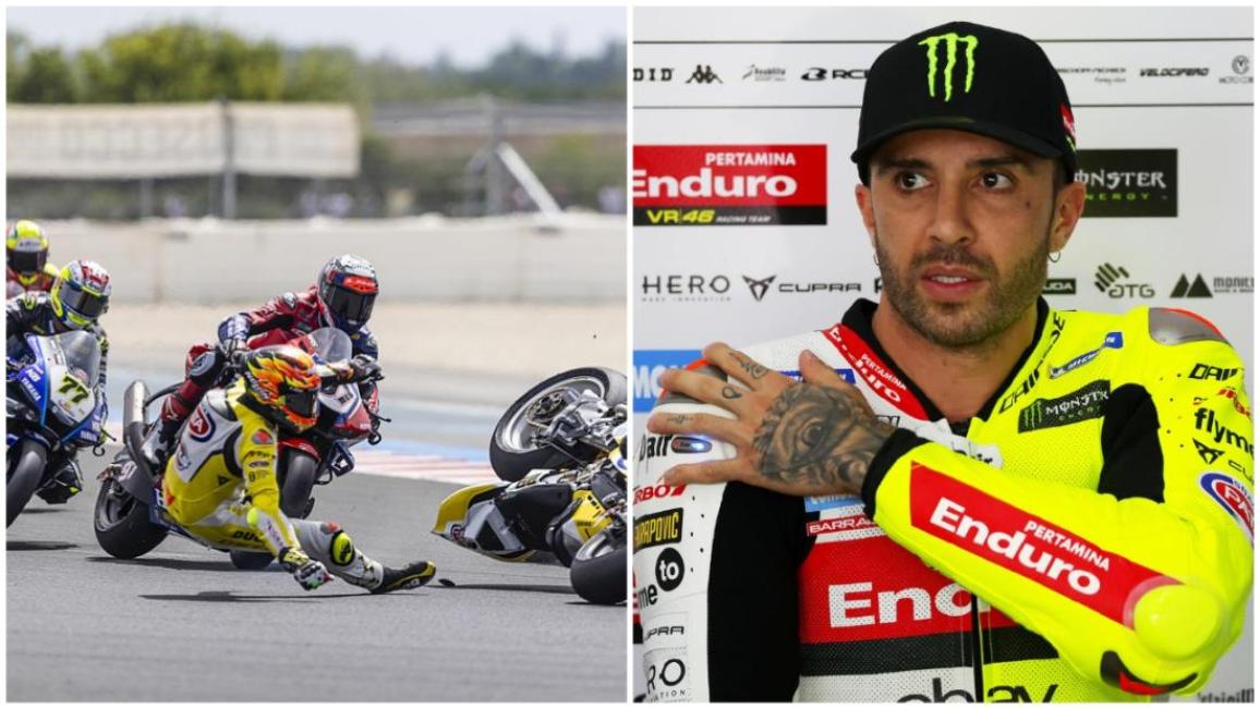 WSBK Petrucci on Iannone