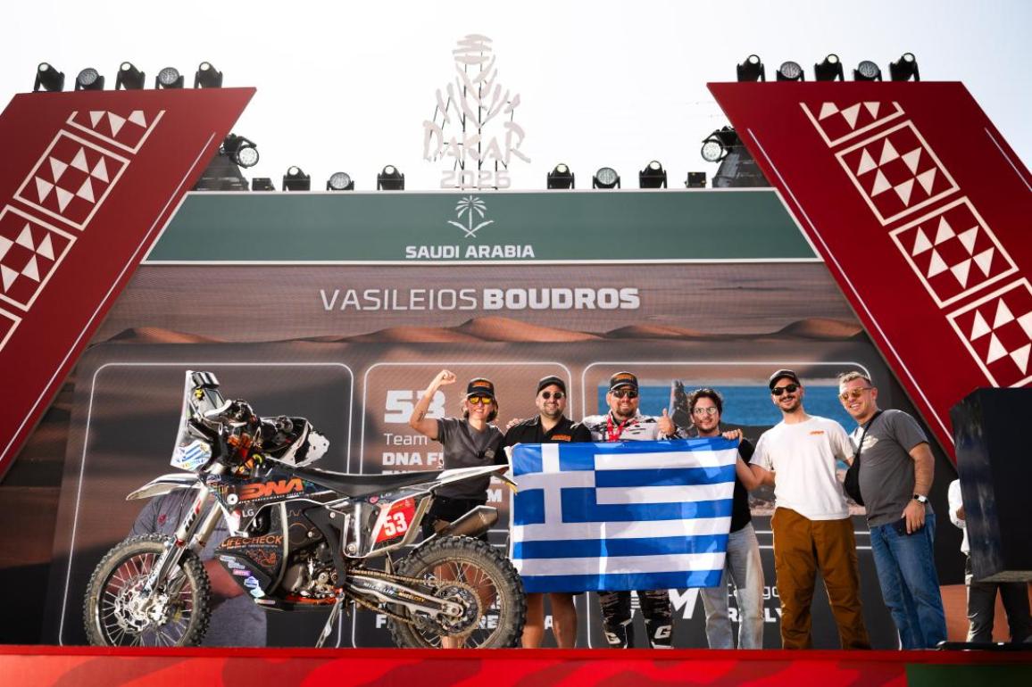 Βασίλης Μπούδρος: 4 στα 4 για τον Mr.Dakar! 3 συνεχόμενες χρονιές στην σκληρότερη κατηγορία!