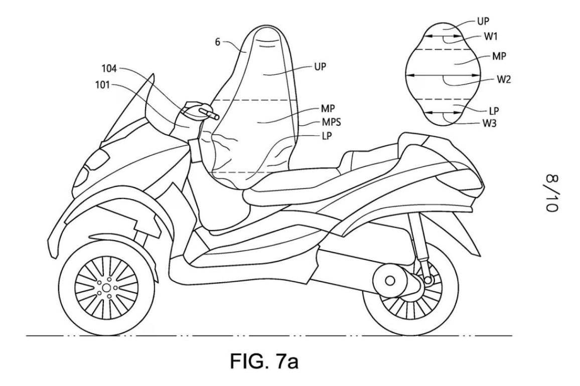 Piaggio MP3 airbag