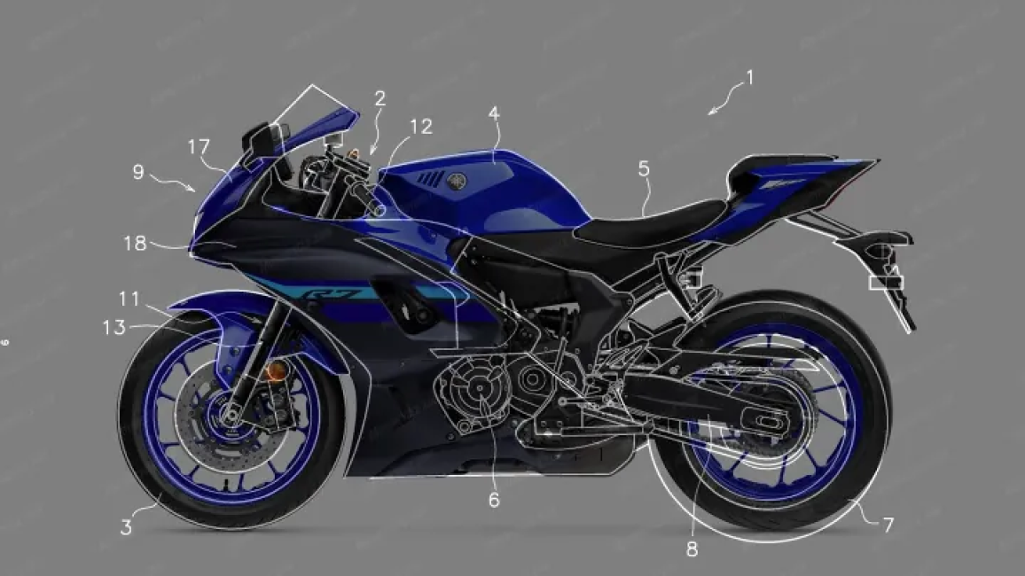 Yamaha YZF-R7 – Νέες πατέντες προμηνύουν ανανέωση