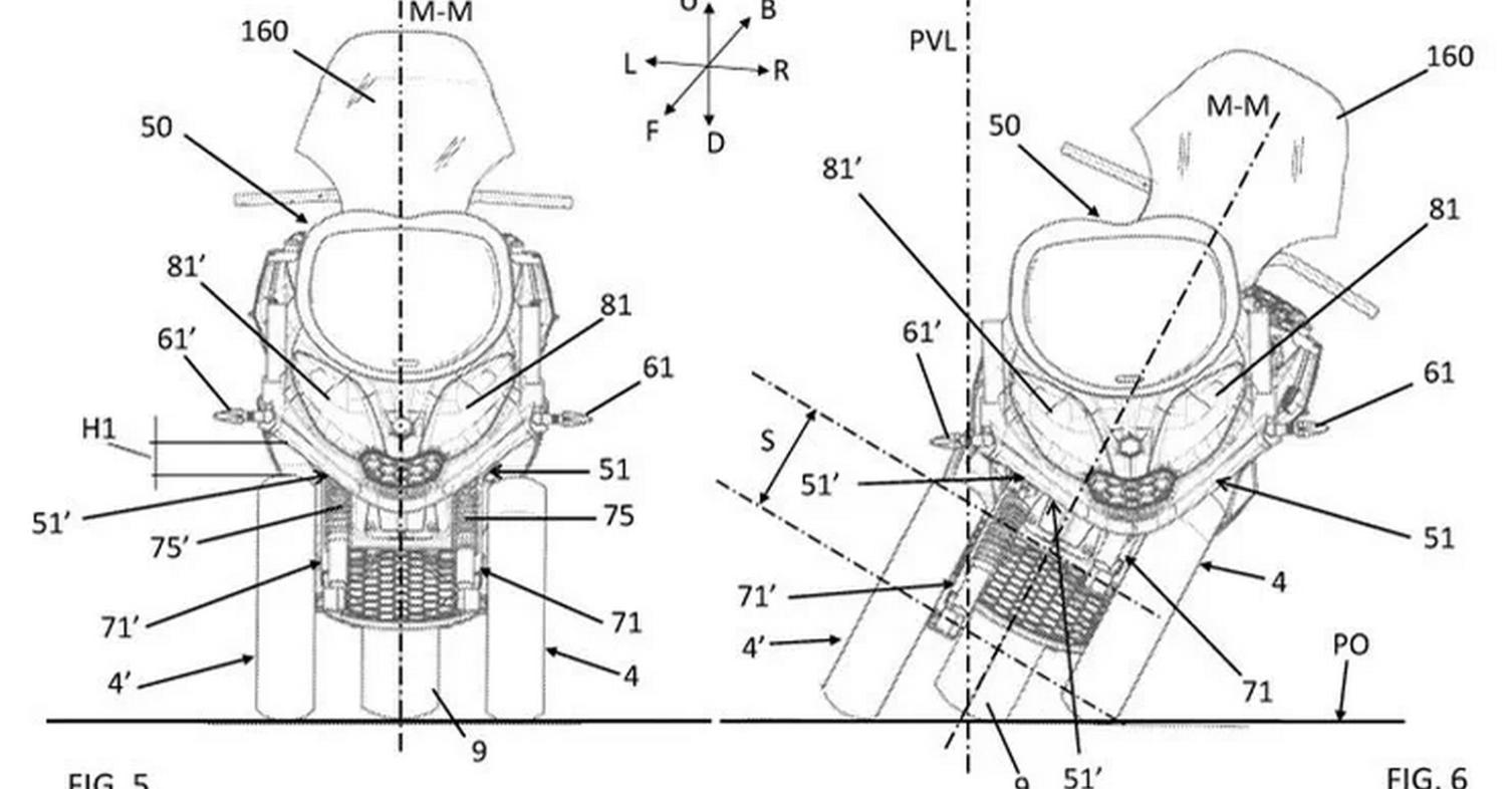 Πατέντα Piaggio MP3