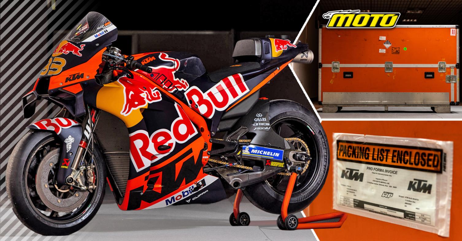 Το KTM RC16 του Brad Binder στην Έκθεση Μοτοσυκλέτας 2023