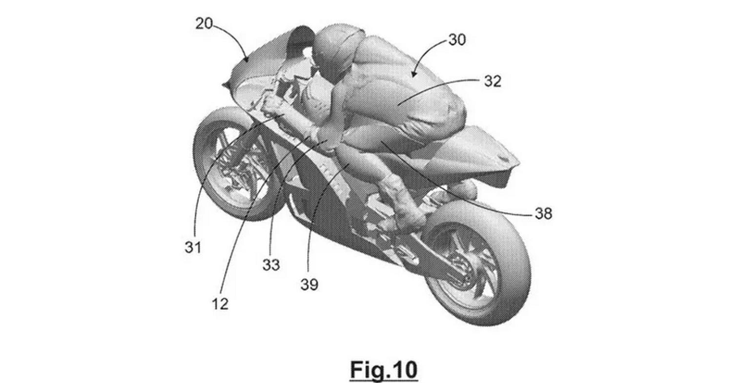 Aprilia αεροδυναμικά βοηθήματα αναβάτη