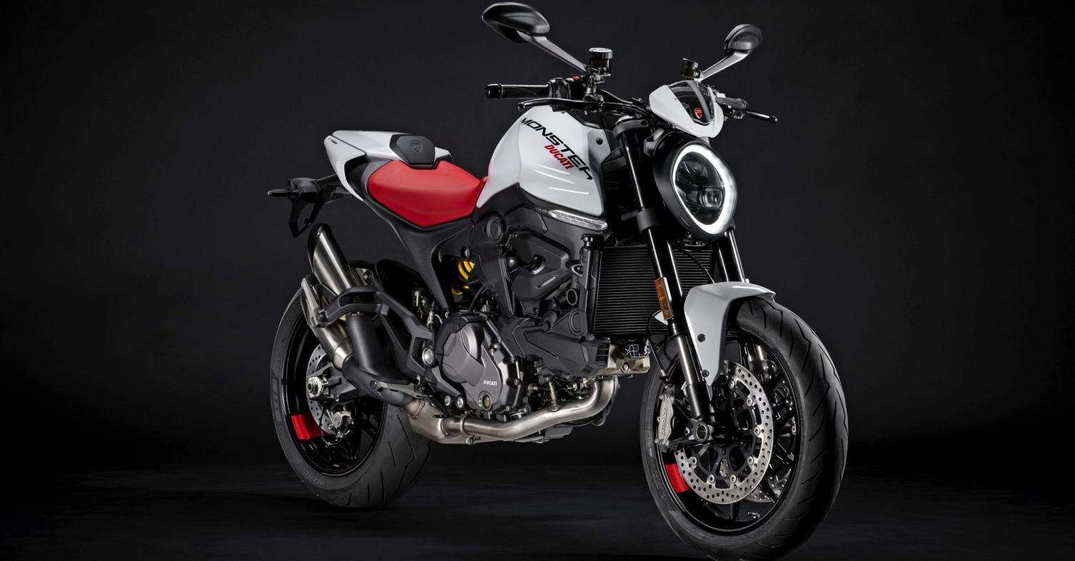 Ducati Monster 2023, iceberg white