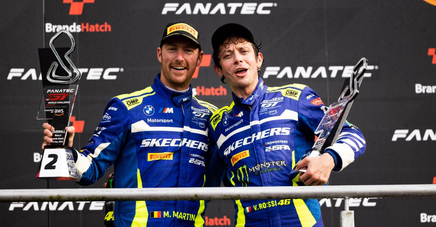 Valentino Rossi πρώτο βάθρο στο Fanatec Cup