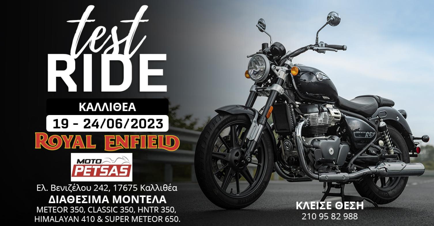 Royal Enfield Moto Petsas Test Ride