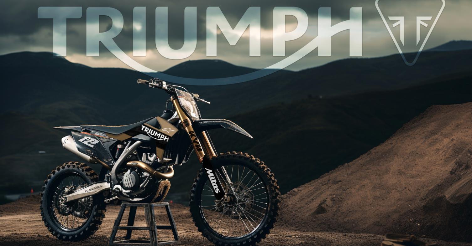 Triumph MX 250 by MidJourney