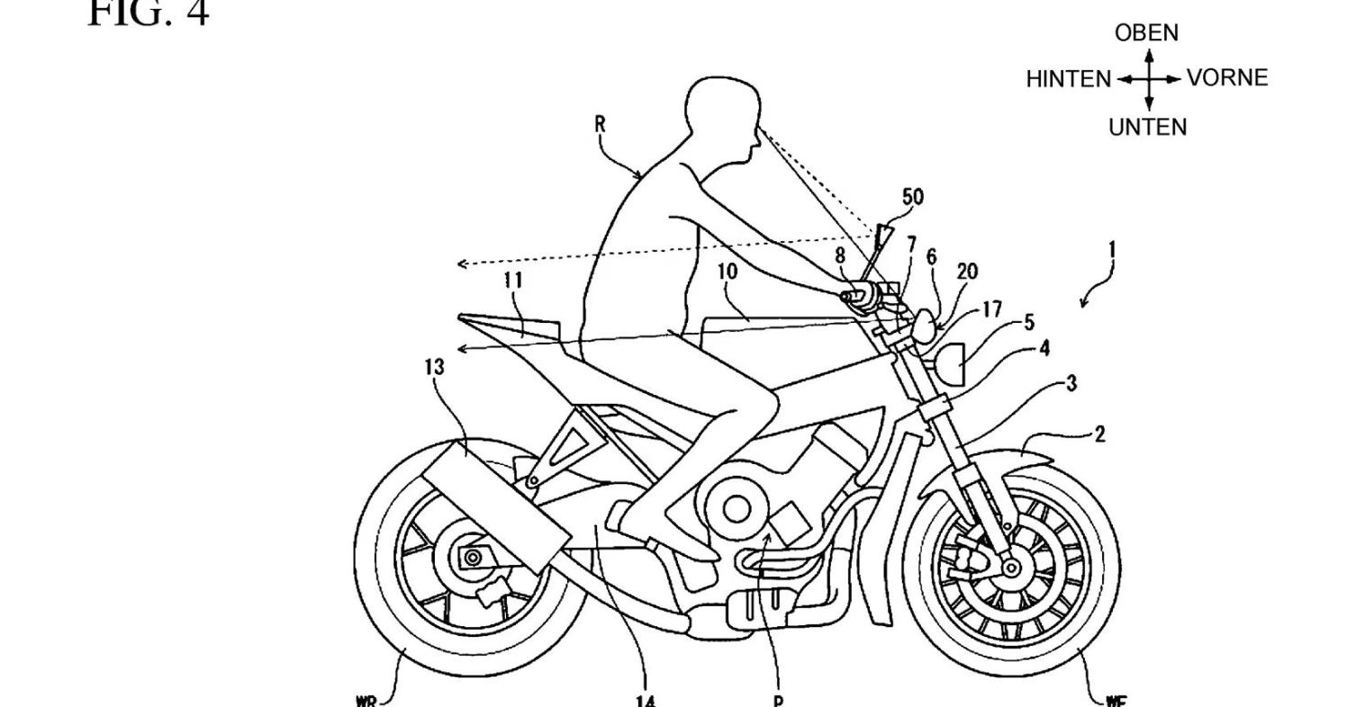 Πατέντα της Honda για καθρέπτες naked μοτοσυκλετών