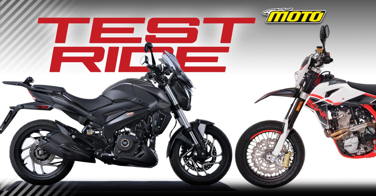 Test-ride Bajaj και SWM