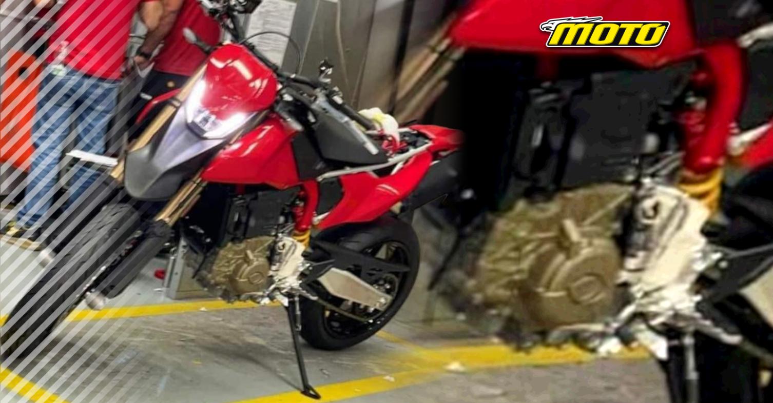 Ducati Supermotard spy