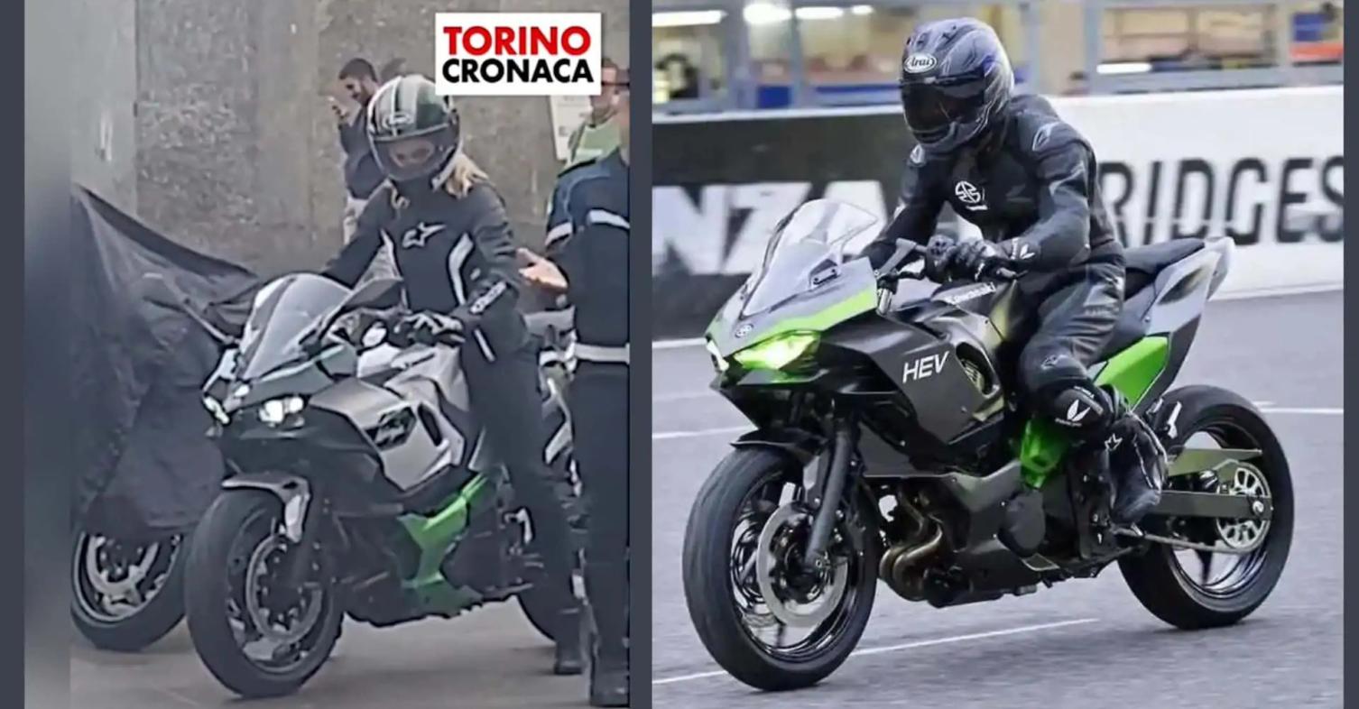 motomag Kawasaki: Η υβριδική μοτοσυκλέτα της πιάστηκε στα πράσα στο Τορίνο