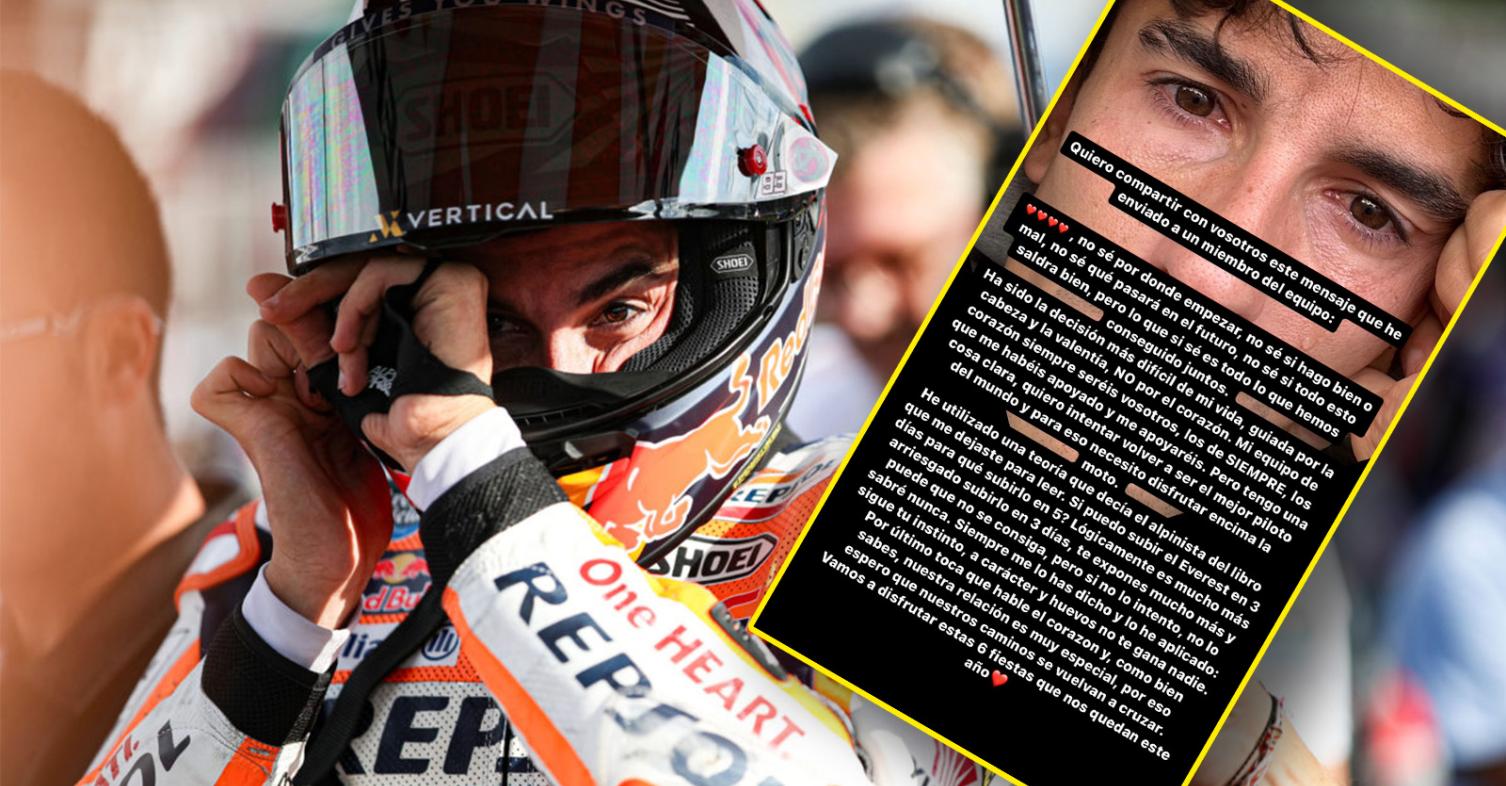 MotoGP: Δακρύβρεχτο μήνυμα στα Ισπανικά, ο Marc Marquez αποκαλύπτει τον βασικό λόγο που φεύγει από την Honda