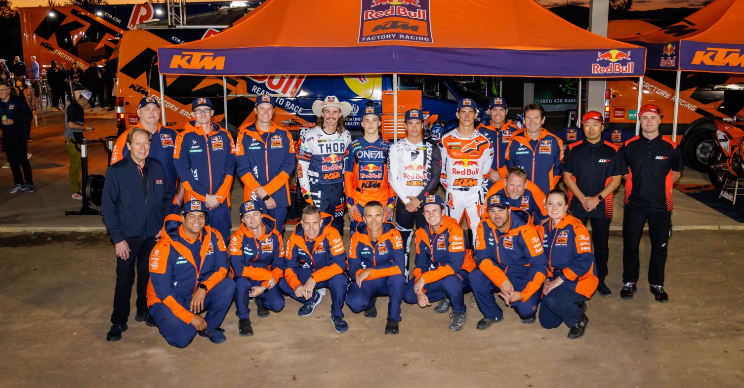 motomag Chase Sexton, Aaron Plessinger, Tom Vialle και Julien Beaumer θα αποτελούν τη σύνθεση της Red Bull KTM Factory Racing στο SuperMotocross 2024