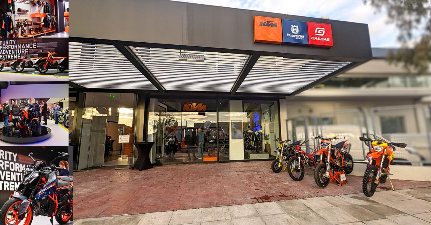 Νέο κάθετο κατάστημα KTM – HUSQVARNA – GASGAS: Στις εγκαταστάσεις της νέας αντιπροσωπείας