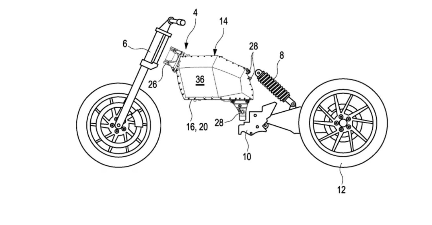 motomagBMW – Πατέντες για monocoque πλαίσιο σε ηλεκτρική μοτοσυκλέτα