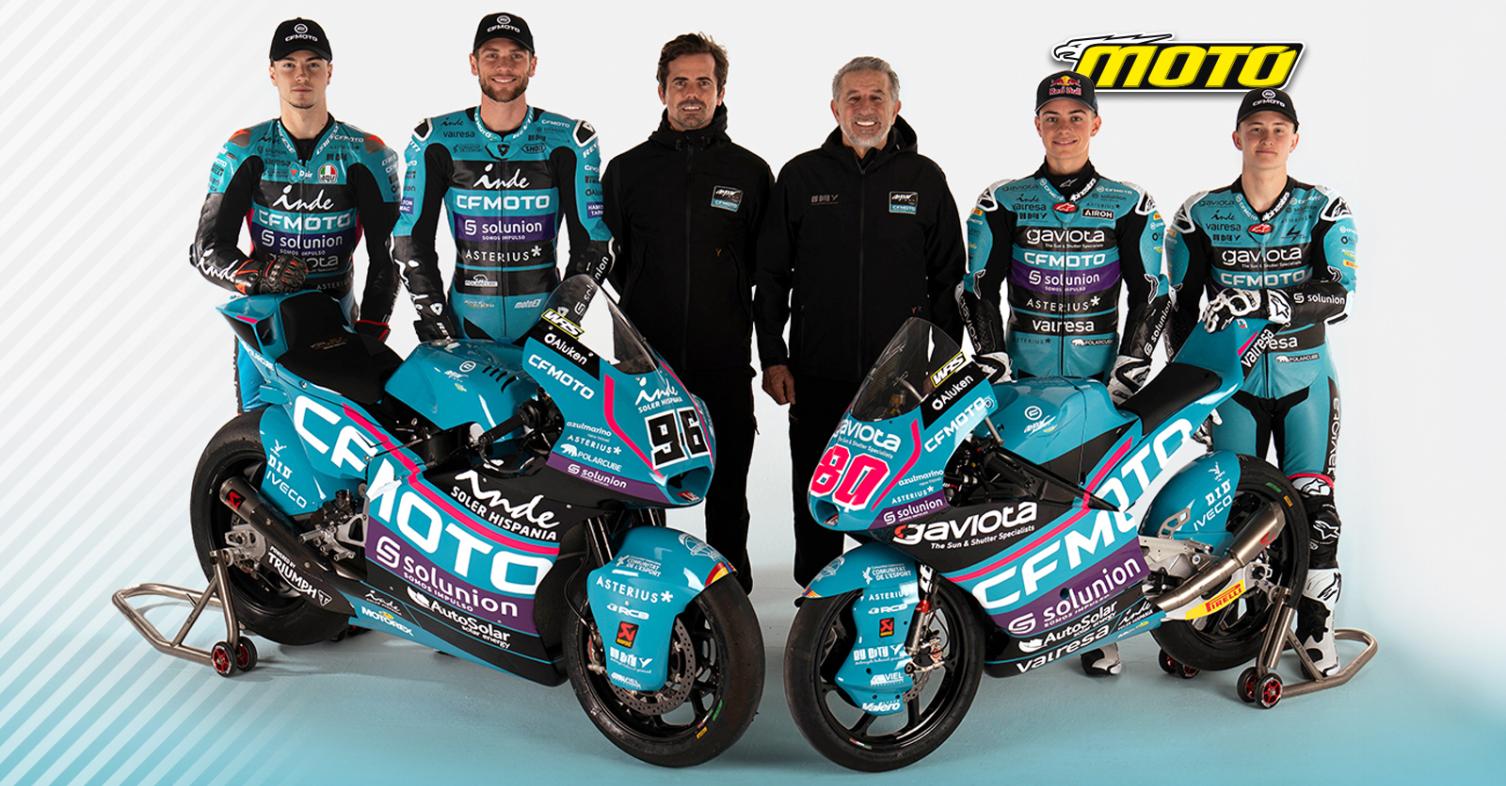 motomag CFMOTO Aspar Racing Team – Παρουσιάστηκαν τα χρώματα των μοτοσυκλετών για τις Moto2 και Moto3