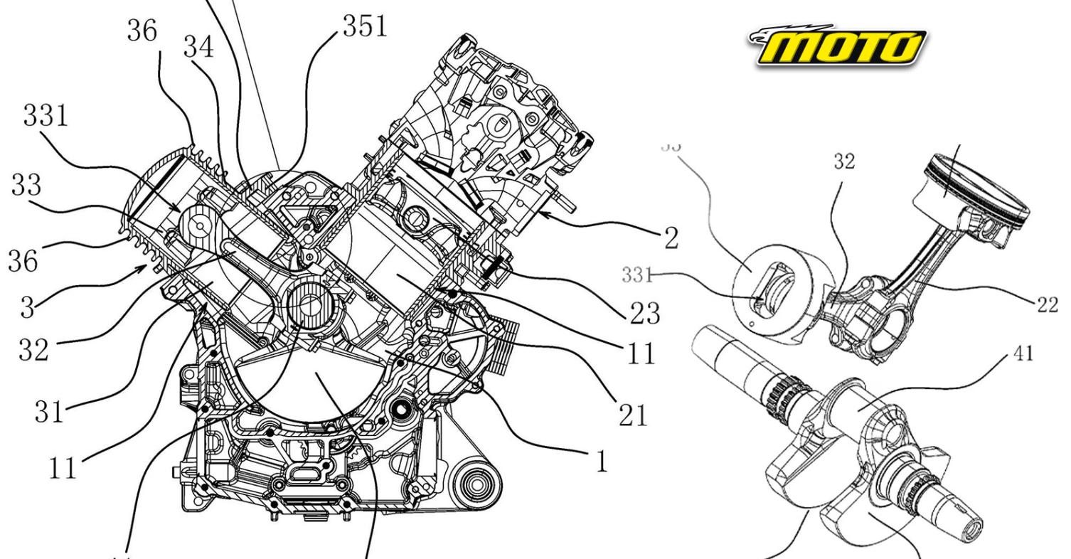 motomagQJMOTOR – Πατέντες για μονοκύλινδρο κινητήρα με… δύο έμβολα!