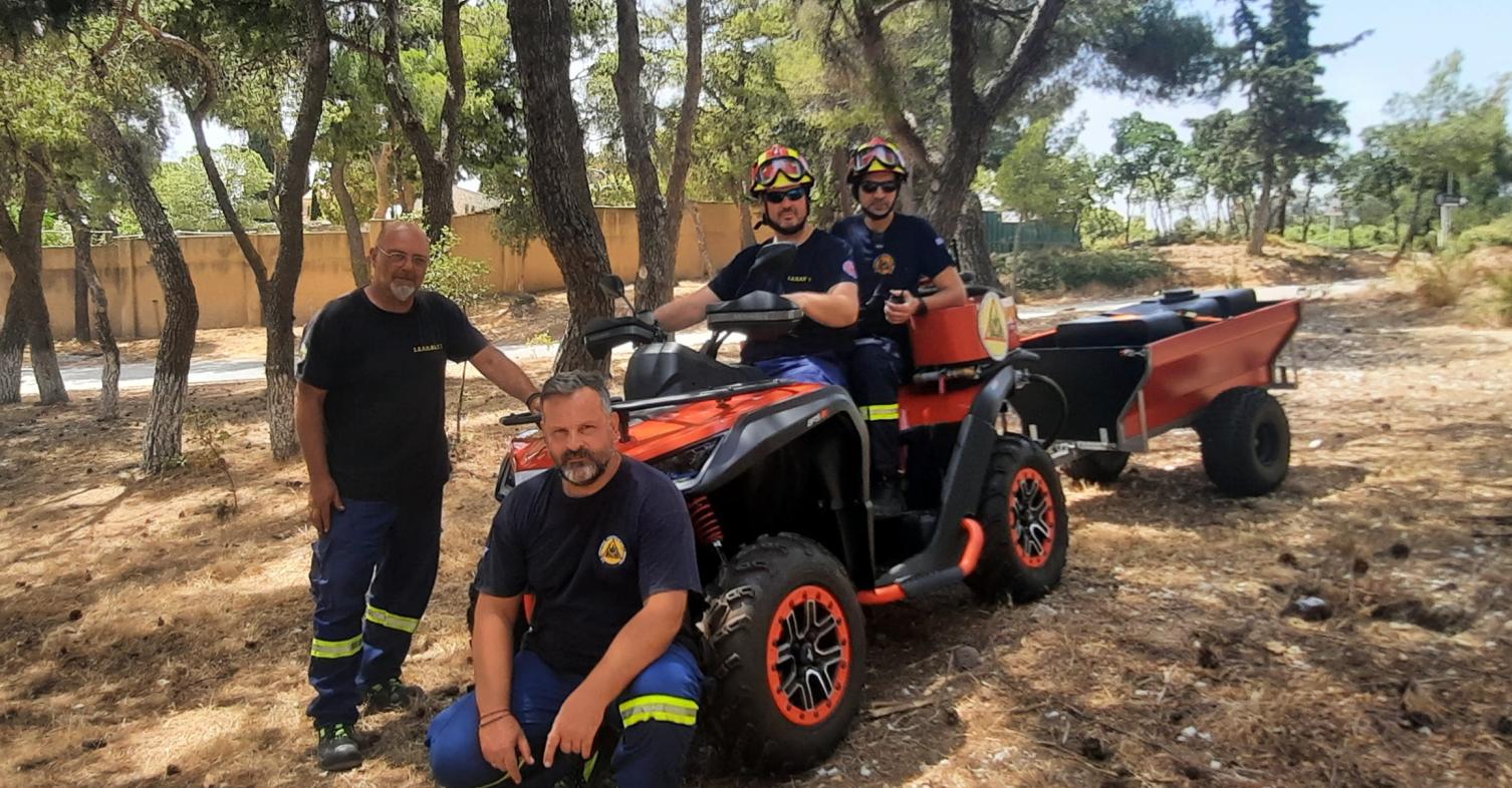 motomag Όμιλος Επιχειρήσεων Σαρακάκη - Στο πλευρό των εθελοντών Πολιτικής Προστασίας ΒΑ Υμηττού