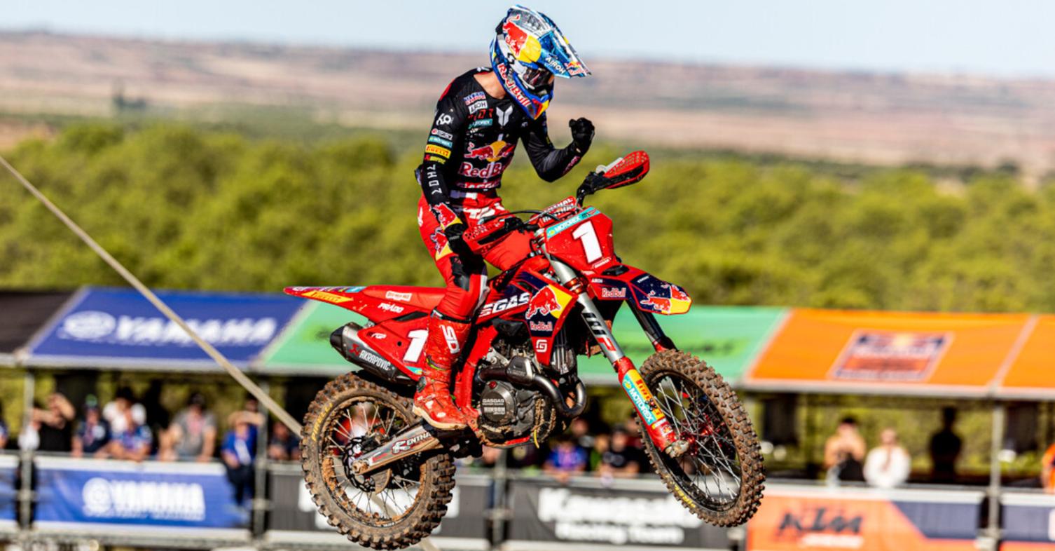 Jorge Prado MXGP παγκόσμιος πρωταθλητής 2024 Motocross